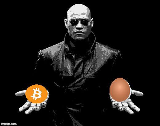 Morpheus din Matrix: Bitcoin vs Ou