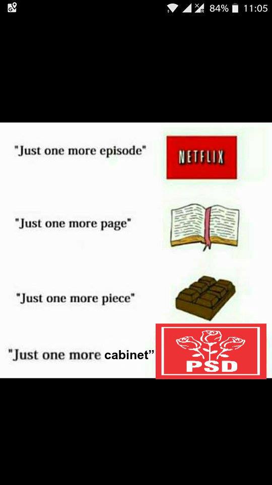 Netflix: „Just one more episode”. Book: „Just one more page”. Chocolate: „Just one more piece”. PSD: „Just one more cabinet”