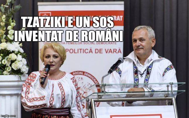 Viorica Dăncilă: Tzatziki e un sos inventat de români