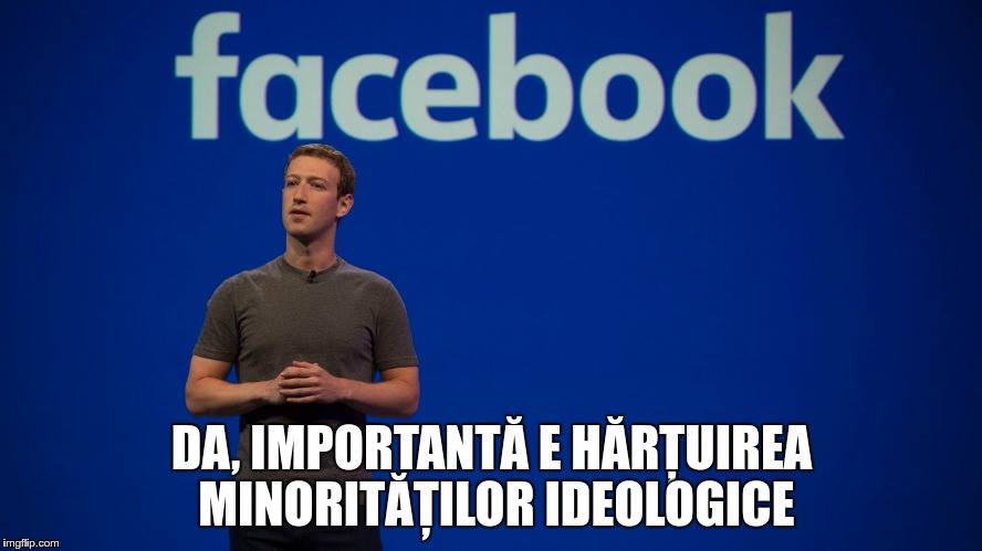 Mark Zuckerberg: Da, importantă e hărțuirea minorităților ideologice