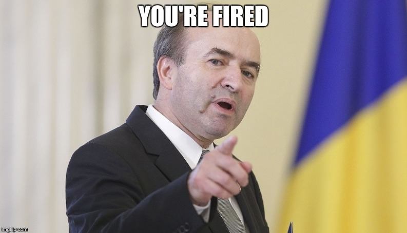 Tudorel Toader: You're fired