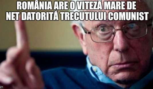 Bernie Sanders: România are o viteză mare de net datorită trecutului comunist