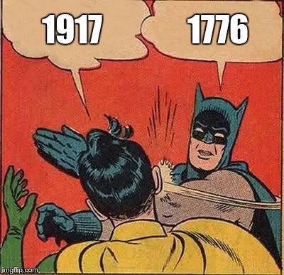 Robin: 1917. Batman: 1776