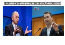 Spicuiri din confruntarea prezidențială Drulă/Geoană